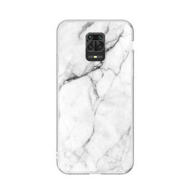 Dėklas Wozinsky Marble Xiaomi Redmi 10X 4G / Xiaomi Redmi Note 9 baltas