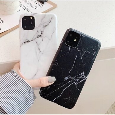 Dėklas Wozinsky Marble TPU Samsung Galaxy A03s juodas 1