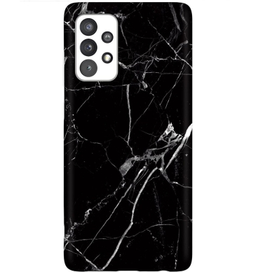 Dėklas Wozinsky Marble TPU Samsung Galaxy A73 juodas