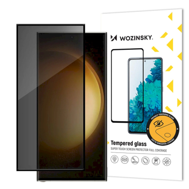 Akcija! Wozinsky Privacy Glass Tempered Privacy Glass with Anti-spy Filter for Samsung Galaxy S24 Ultra