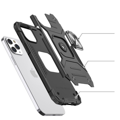 Dėklas Wozinsky Ring Armor iPhone 14 Pro Mėlynas 2