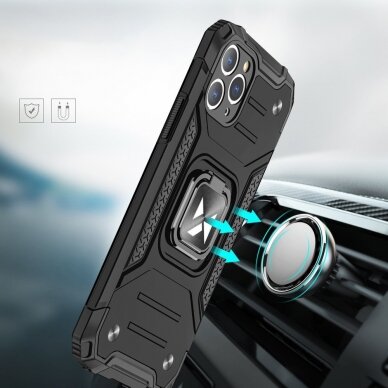 Dėklas Wozinsky Ring Armor Case iPhone 11 Pro Rožinis 4