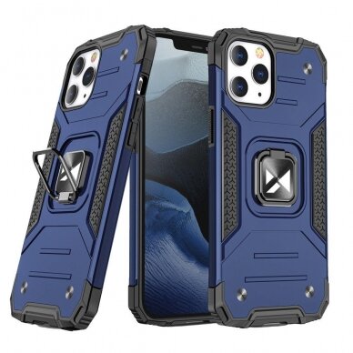 Dėklas Wozinsky Ring Armor iPhone 13 mini mėlynas