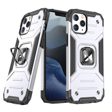 Dėklas Wozinsky Ring Armor Case iPhone 13 mini sidabrinis