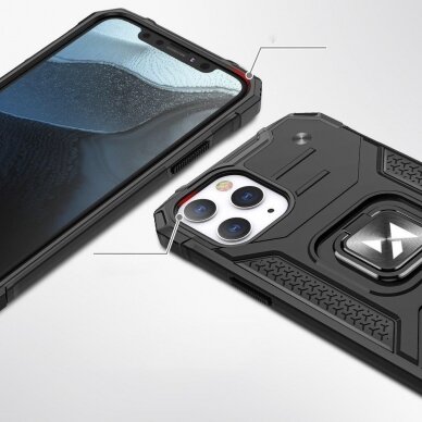 Dėklas Wozinsky Ring Armor iPhone 13 Pro Mėlynas 1