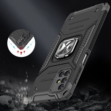 Dėklas Wozinsky Ring Armor Case Samsung Galaxy M31s Mėlynas 4