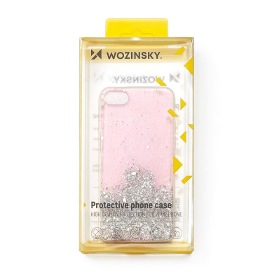 Dėklas Wozinsky Star Glitter Samsung Galaxy A22 4G permatomas 8