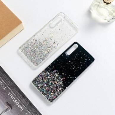 Blizgus Tpu Dėklas "Wozinsky Star Glitter" Samsung Galaxy A31 Skaidrus 1