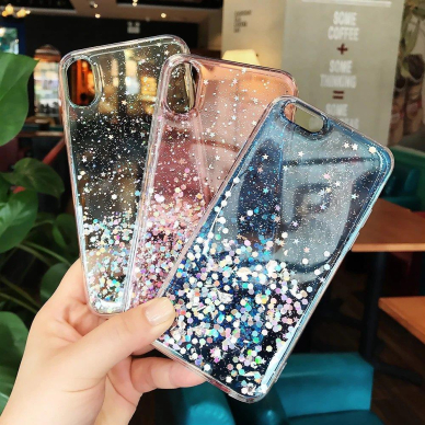 Wozinsky Star Glitter Shining Cover for Samsung Galaxy A42 5G black 11