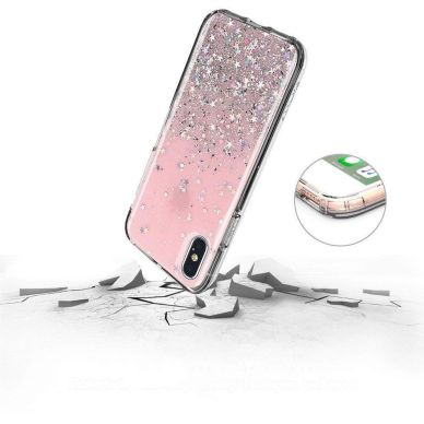 Wozinsky Star Glitter Shining Cover for Samsung Galaxy A42 5G green 1