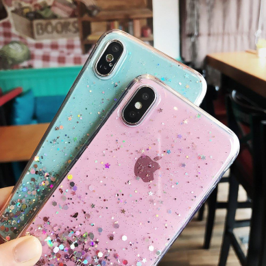 Wozinsky Star Glitter Shining Cover for Samsung Galaxy A42 5G pink 15