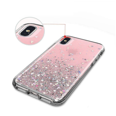 Wozinsky Star Glitter Shining Cover for Samsung Galaxy A42 5G pink 4