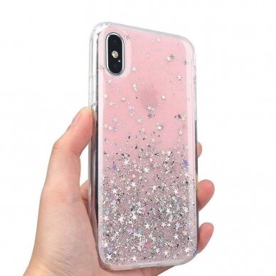 Wozinsky Star Glitter Shining Cover for Samsung Galaxy M51 pink 3