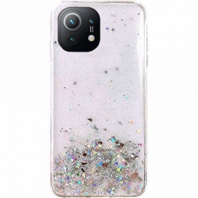 Wozinsky Star Glitter Shining Cover for Xiaomi Mi 11 transparent