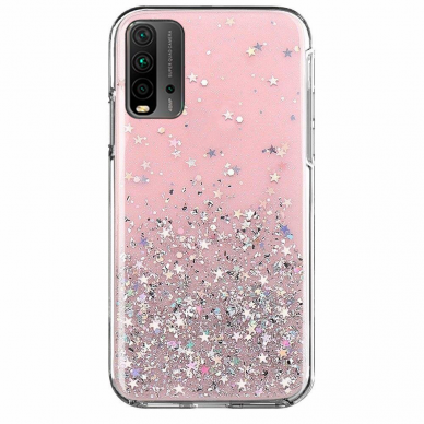 Wozinsky Star Glitter Shining Cover for Xiaomi Redmi K40 Pro+ / K40 Pro / K40 / Poco F3 pink