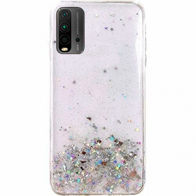 Wozinsky Star Glitter Shining Cover for Xiaomi Redmi K40 Pro+ / K40 Pro / K40 / Poco F3 transparent