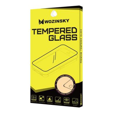 Wozinsky Tempered Glass Full Glue apsauginis pilnai dengiantis stiklas Samsung Galaxy A32 4G Juodais kraštais 1