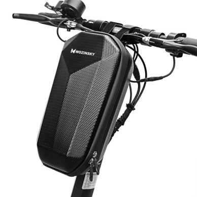 Wozinsky Waterproof electric scooter handlebar bag 4 L black (WSB2BK) UGLX912