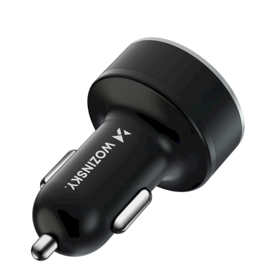 Wozinsky WDCCB Car Charger with Display 50W 2xUSB-C / 2xUSB-A - Juodas 2