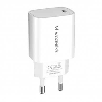 Wozinsky WGWCCW 20W USB-C wall Įkroviklis  - baltas