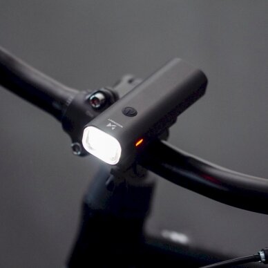 Wozinsky WSBLB1 front rear USB-C bicycle light set - Juodas 8