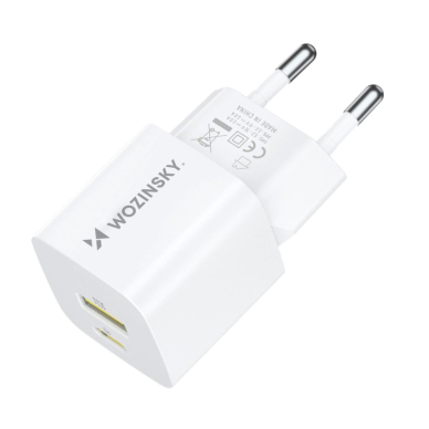 Wozinsky WWCEAC GaN USB-A USB-C 33W wall Įkroviklis  - baltas 3