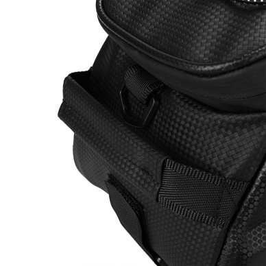 WYA36Y7S Bike Pannier Bag with Long Strap and Expandable Side Pockets - Juodas 17