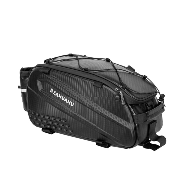 WYA36Y7S Bike Pannier Bag with Long Strap and Expandable Side Pockets - Juodas 20