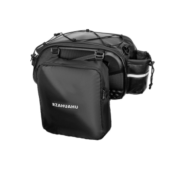 WYA36Y7S Bike Pannier Bag with Long Strap and Expandable Side Pockets - Juodas 37