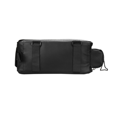 WYA36Y7S Bike Pannier Bag with Long Strap and Expandable Side Pockets - Juodas 5