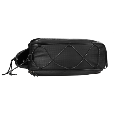 WYA36Y7S Bike Pannier Bag with Long Strap and Expandable Side Pockets - Juodas 6