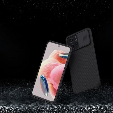 Dėklas Nillkin CamShield Xiaomi Redmi Note 12 - Juodas 12