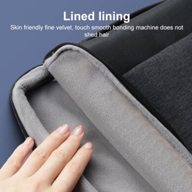 [Užsakomoji prekė] Yesido - Laptop Handbag (WB29) - Waterproof Oxford Cloth, for Tablet, NoteBook max. 14" - Pilkas 6