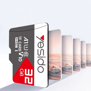 [Užsakomoji prekė] Yesido - Memory Card (FL14) - USB 2.0, High Speed File Data Transmission, 128GB - Juoda 1