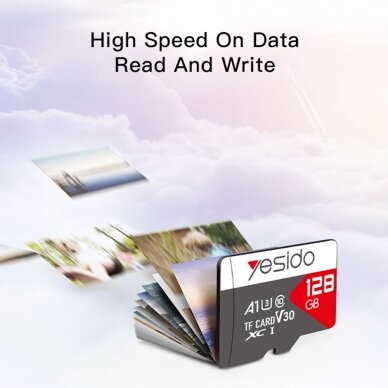 [Užsakomoji prekė] Yesido - Memory Card (FL14) - USB 2.0, High Speed File Data Transmission, 128GB - Juoda 6