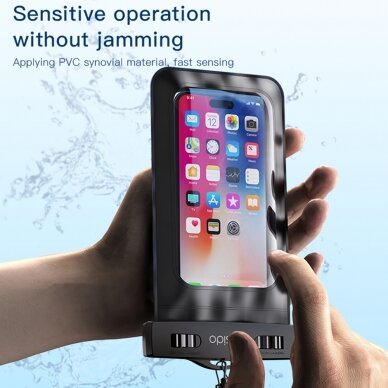 [Užsakomoji prekė] Yesido - Waterproof Case (WB10) - IPX8, for Phone max 6.7" - Juodas 1