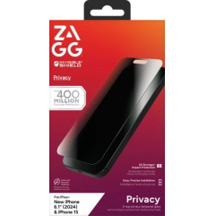 ZAGG InvisibleShield Glass Elite Privacy iPhone 15/16