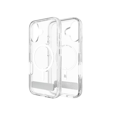 ZAGG Crystal Palace Snap Kickstand MagSafe Dėklas iPhone 16 - Skaidrus 2