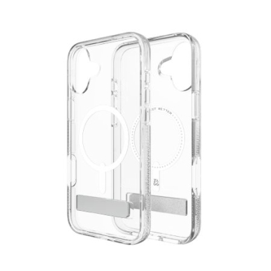 ZAGG Crystal Palace Snap Kickstand MagSafe Dėklas iPhone 16 Plus - Skaidrus 2