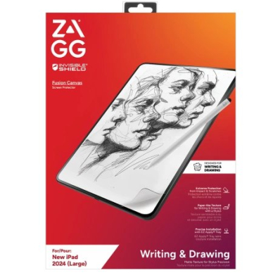 ZAGG InvisibleShield Fusion Canvas Antibacterial Protective Film Imitating Paper for iPad Air 13 2024