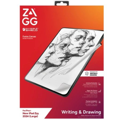 ZAGG InvisibleShield Fusion Canvas Antibacterial Protective Film Imitating Paper for iPad Pro 13 2024